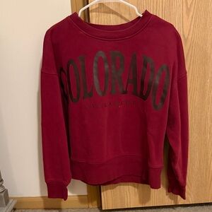 Colorado Avalanche Maroon Sweatshirt